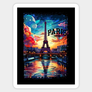 Paris Tower I Love Paris Souvenir France Sticker